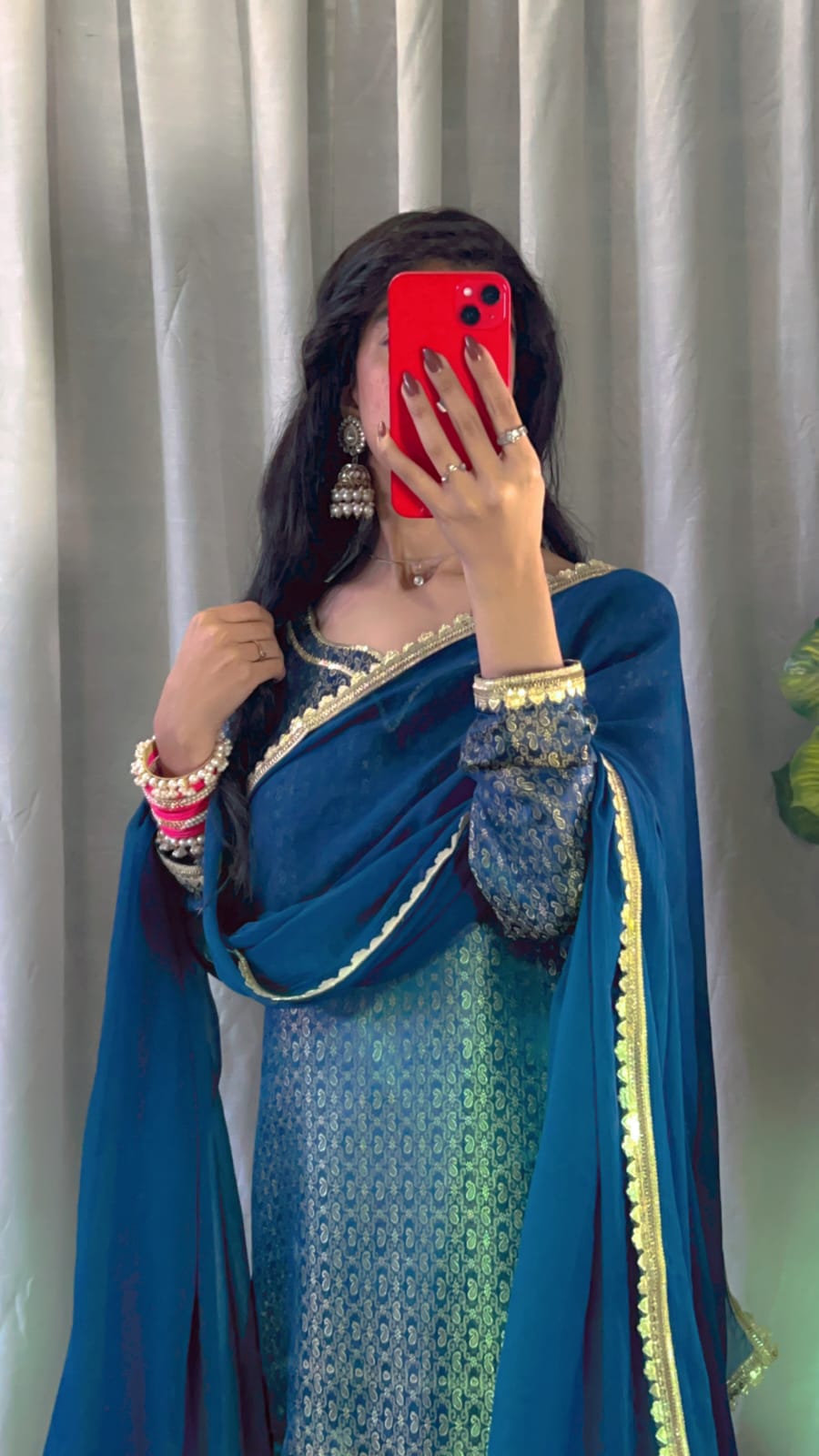 Gold-Edged Royal Gharara Set