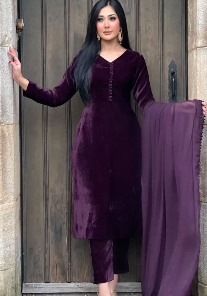 RADIANT WINTER VELVET SET