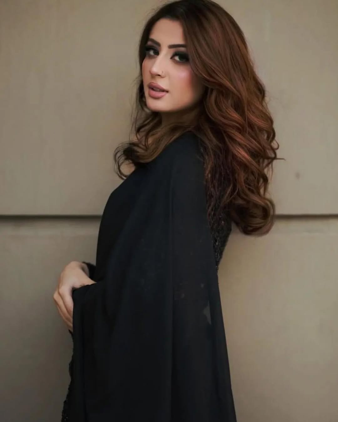 Noor-e-Siyah Stitched Chiffon Saree