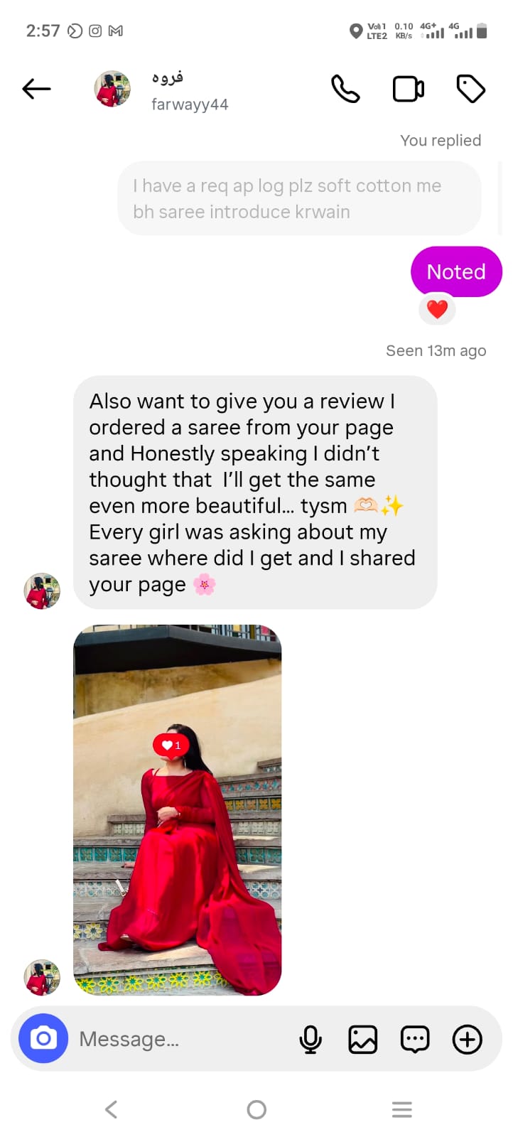 Customer review