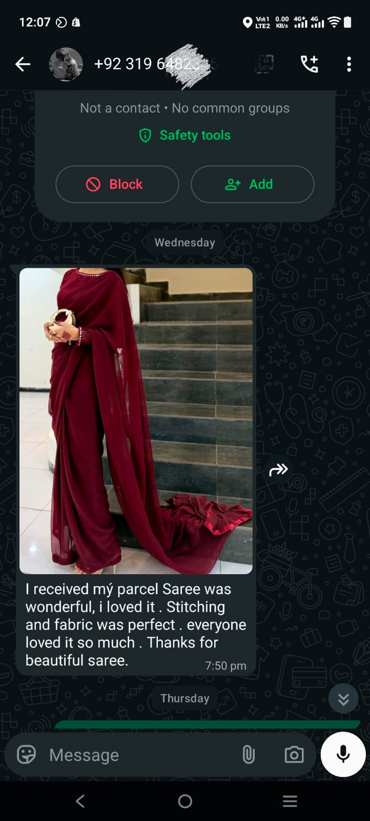 Customer review