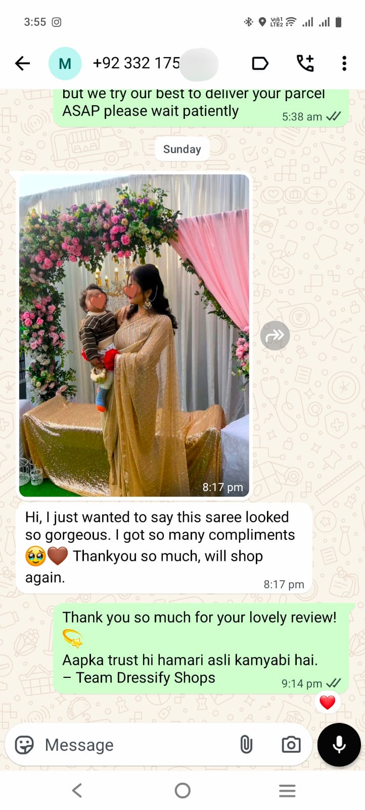 Customer review