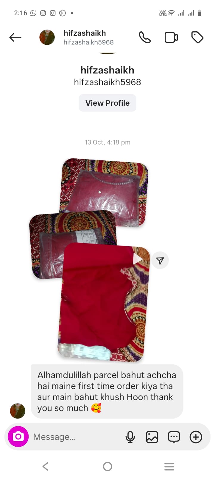 Customer review