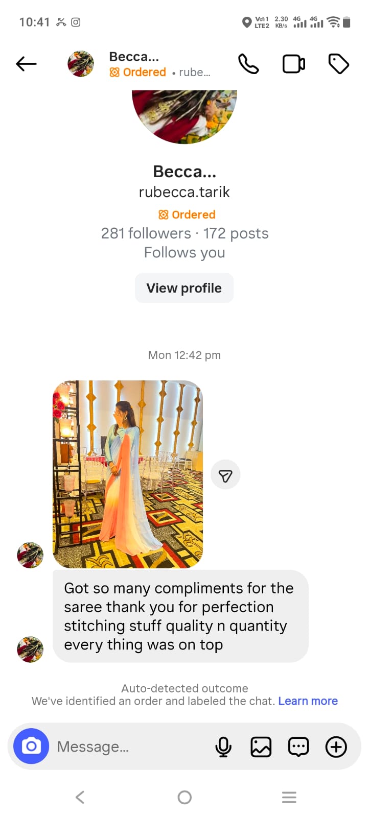 Customer review
