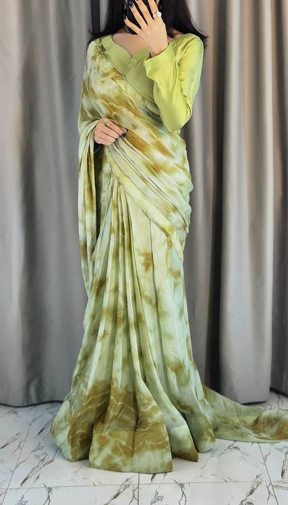 Rang-e-Mehal – Handmade Tie & Dye Saree