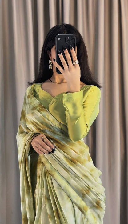 Rang-e-Mehal – Handmade Tie & Dye Saree
