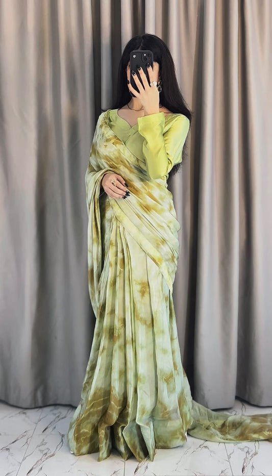 Rang-e-Mehal – Handmade Tie & Dye Saree