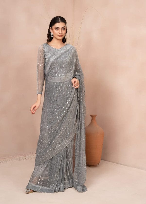 Midnight Eclipse Saree