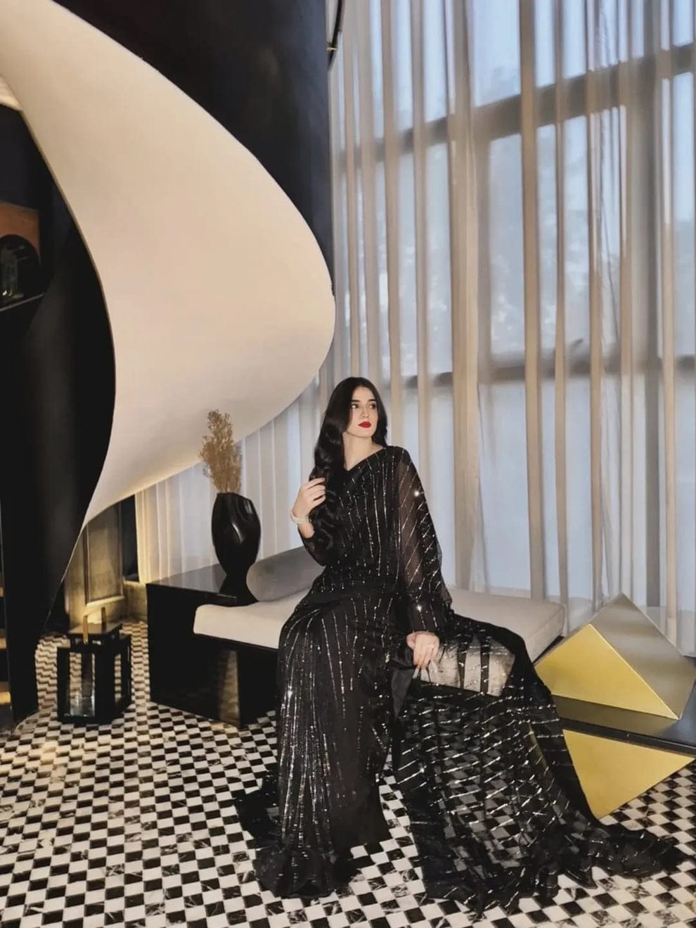 Midnight Eclipse Saree