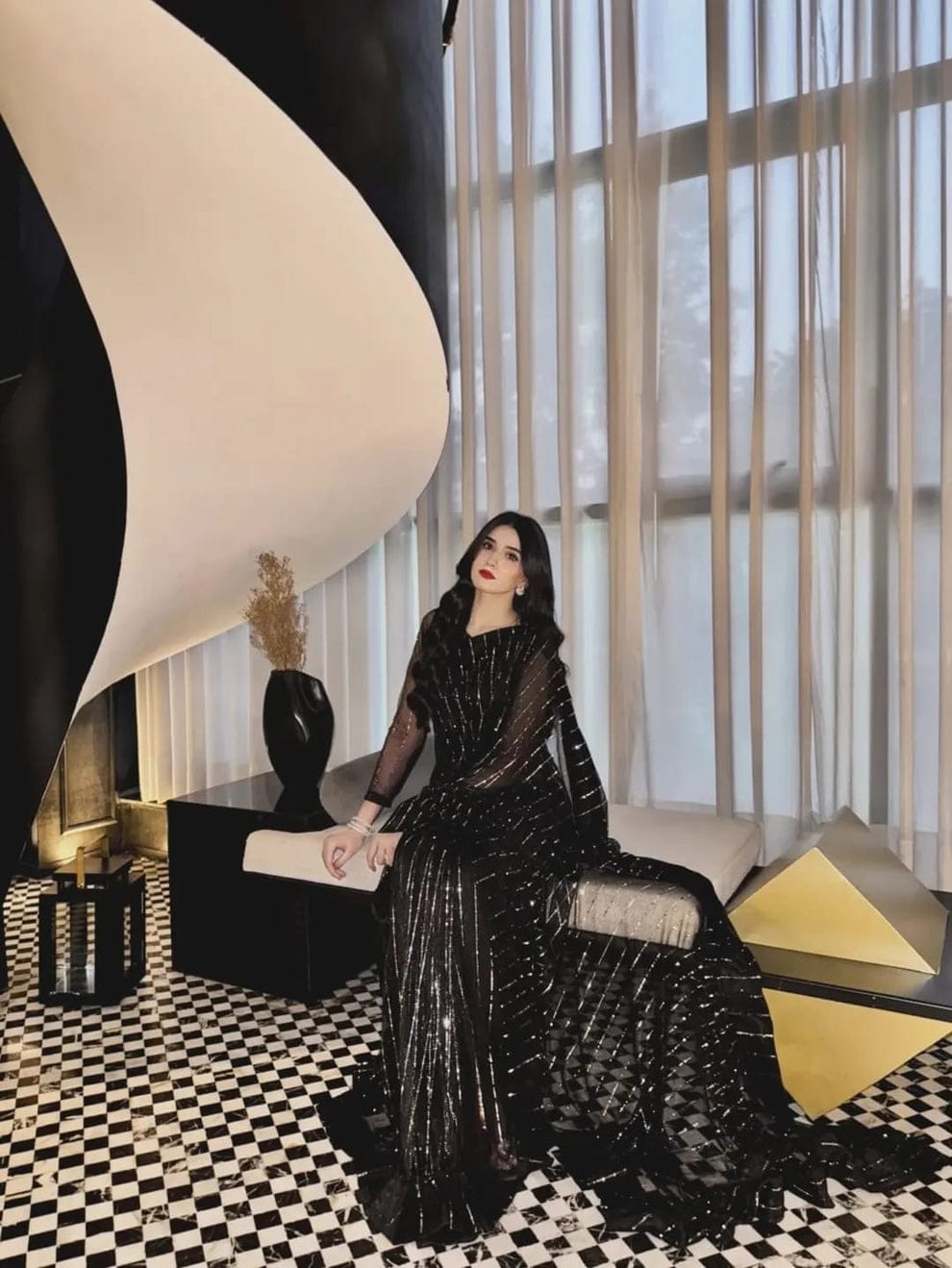 Midnight Eclipse Saree