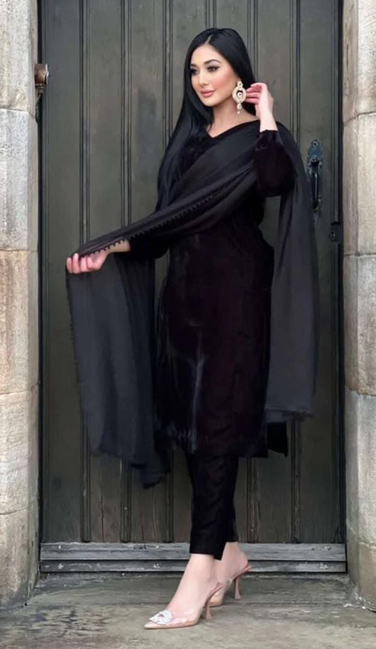 RADIANT WINTER VELVET SET