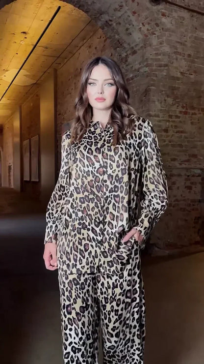 WILD STYLE 2pc LEOPARD PRINT OUTFIT